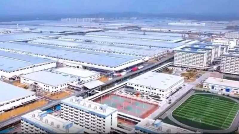 Китайская компания BYD возводит огромный завод площадью 130 квадратных километров